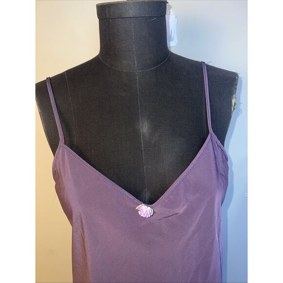 VTG Petra Lavender Purple Nightie Large Sexy Lingerie Teddie Sleepwear Strappy - Picture 2 of 8
